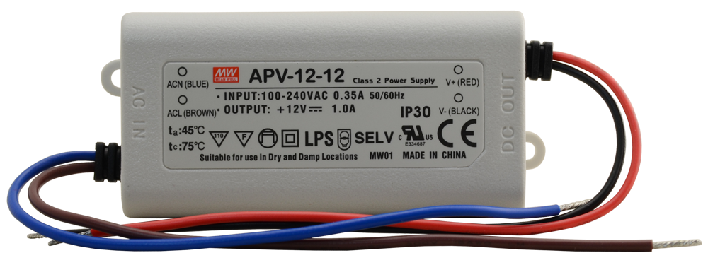 thumbnail image 2 of Meanwell Apv 8 12 Price Controlador LED Mean Well APV-8-12 - 12V, 0.67A, Entrada 90-264VAC Meanwell 8 12 Power Supply 2 of 13