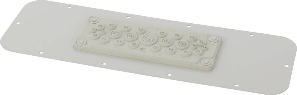 AWOH-PM25D - Plate with 25 membrane grommets for AWOH series enclosures