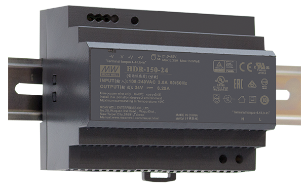 HDR-150-48 - HDR 48V/150W/3.2A zasilacz na szynę DIN