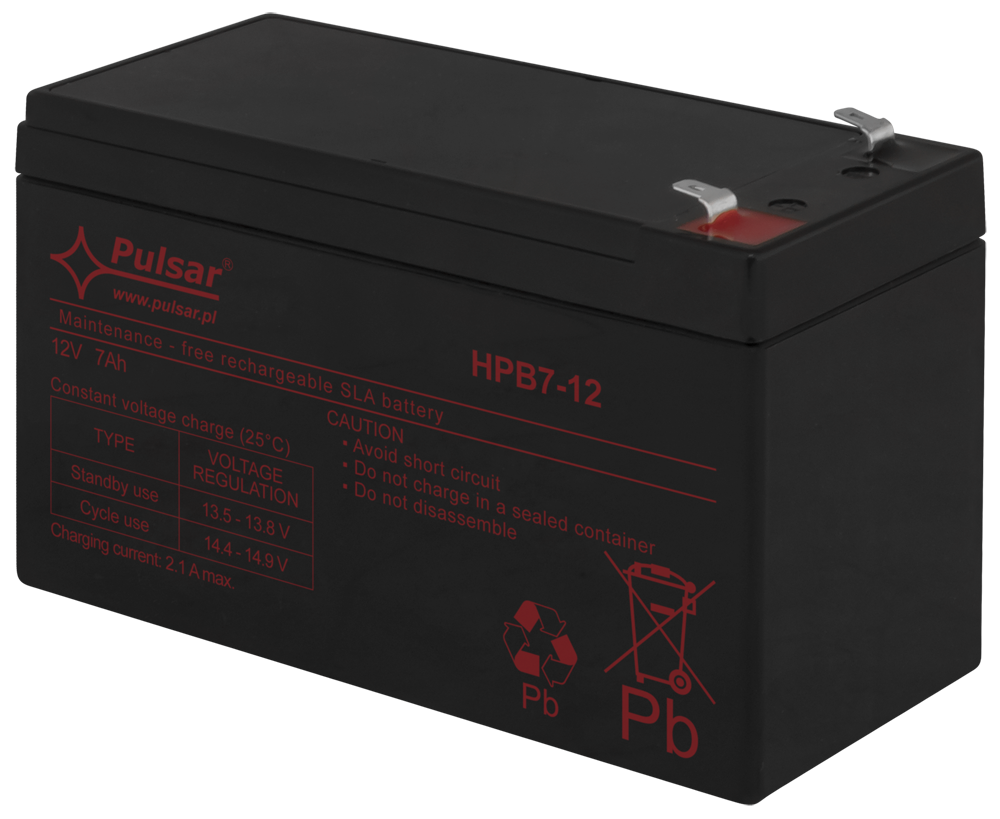 HPB7-12 - 7Ah/12V HPB battery