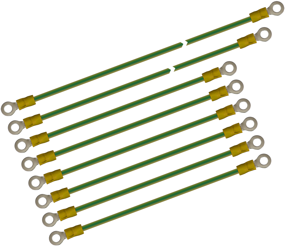 RAPU-Z - Set of grounding cables to RACK19