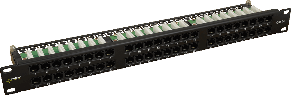 RP-U48V5 - Patch Panel RP-U48V5 48 ports / UTP / Cat5e