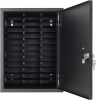 AWOS36-B - Deposit cabinet for 36 mobile phones with numbered compartments, black