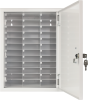 AWOS36-W - Deposit cabinet for 36 mobile phones with numbered compartments, white