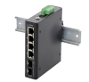 ISFE64 - Industrial PoE switch ISFE64 2,5/10G (4xPoE, 2xSFP)