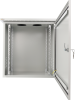 RK1264-G - 12U / 19” RACK cabinet, wall mounted, vandal-resistant, grey, 600x400