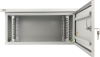 RK464-G - 4U / 19” RACK cabinet, wall mounted, vandal-resistant, grey, 600x400