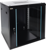 RWA1264-B - 12U / 19” RACK cabinet, wall mounted, ready to assemble, black, 600x450