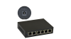 S64WP - S64WP 6-port PoE switch for 4 IP cameras without power supply 