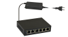 S64 - Interruptor de 6-puertos S64 para 4 cámaras IP