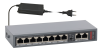 USF108P - Ultralink FastEthernet Switch, 8xPoE+, 2xUpLink