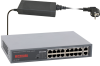 USF1816P - Ultralink FastEthernet Switch, 16xPoE+, 2xUpLink
